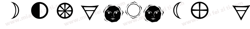 astrology regular字体转换